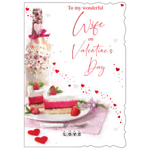 JVC0306 Wife Trad C50 Valentine's Day Card V6000-3