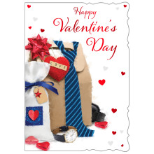 JVC0288 Open Male Trad C50 Valentine's Day Card V6001-1