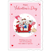JVC0294 Open Cute C50 Valentine's Day Card V6003-1