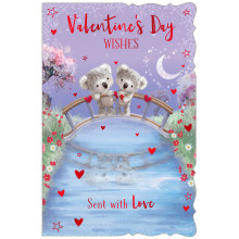JVC0303 Open Cute C75 Valentine's Day Card V6012-1