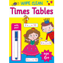 Wipe Clean Book With Pen Asst 6+