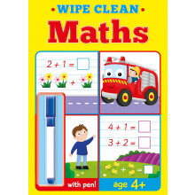 Wipe Clean Book With Pen Asst 4+