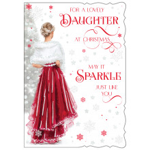 C00110 Daughter Trad 50 Christmas Cards