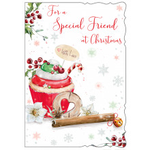 JXC1285 Special Friend Female Trad 50 Christmas Cards