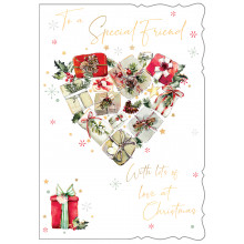 JXC1286 Special Friend Female Trad 50 Christmas Cards
