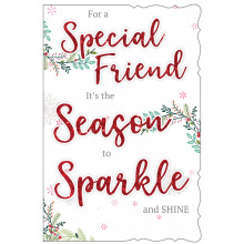JXC1296 Special Friend Female Trad 75 Christmas Cards
