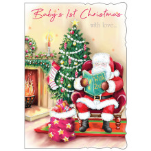 JXC1398 Baby's 1st G/50 Christmas Cards