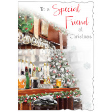 JXC0644 Special Friend Male Trad 50 Christmas Cards
