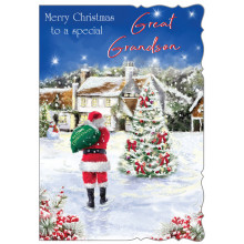 XD00208 Great Grandson Trad 50 Christmas Cards