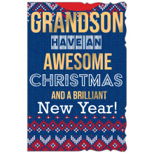 Grandson Trad 75 Christmas Cards
