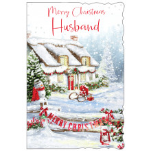 JXC0946 Husband Trad 75 Christmas Cards
