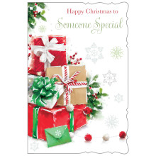 JXC0438 Someone Special Male Trad 75 Christmas Card