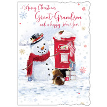 XD00212 Great Grandson Cute 50 Christmas Cards