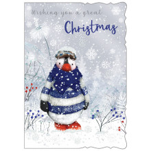 XD00213 Open Male Cute 50 Christmas Cards