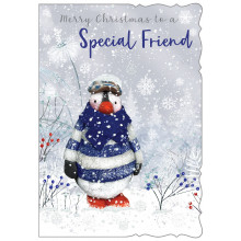 JXC1293 Special Friend Male Cute 50 Christmas Cards