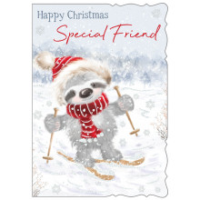 JXC0823 Special Friend Male Cute 50 Christmas Cards