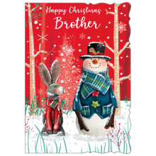 JXC0266 Brother Cute 50 Christmas Cards