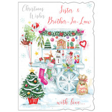 JXC1234 Sister+Brother-In-Law Trad 50 Christmas Cards