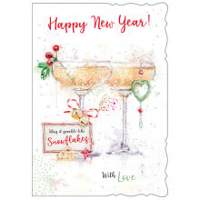 JXC0903 New Year Trad 50 Christmas Cards