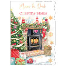 XD00315 Mum+Dad Trad 50 Christmas Cards