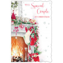 JXC1360 Sp.Couple Tr 75 Christmas Cards