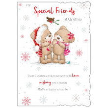 JXC1312 Special Friends Cute 50 Christmas Cards