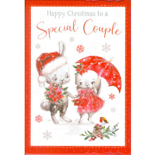 JXC0826 Special Couple Cute C50 Christmas Cards