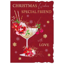 XE00106 Special Friend Female Trad 50 Christmas Cards