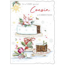 XE00126 Cousin Female Trad 50 Christmas Cards