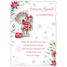 JXC1147 Someone Special Female Cute 50 Christmas Cards