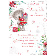 JXC0993 Daughter Cute 50 Christmas Cards