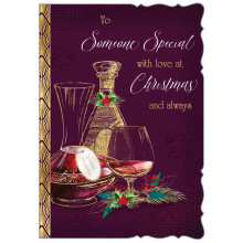 XE00201 Someone Special Male Trad 50 Christmas Cards