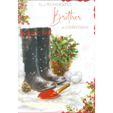 JXC1031 Brother Trad C50 Christmas Cards