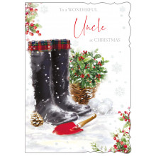 XE00205 Uncle Trad 50 Christmas Cards
