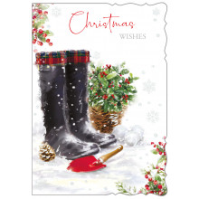 XE00204 Open Male Trad 50 Christmas Cards