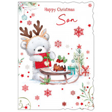 XE00221 Son Cute 50 Christmas Cards