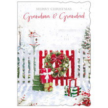 XE00235 Grandma+Grandad Trad 50 Christmas Cards