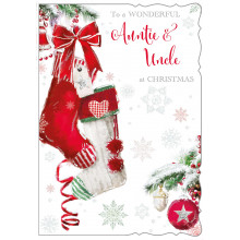 XE00242 Auntie+Uncle Trad 50 Christmas Cards