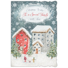 XE00323 To A Special Family Trad 50 Christmas Cards
