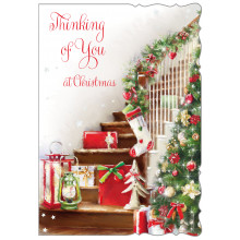 XE00301 Thinking of You Neutral 50 Christmas Cards