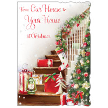 XE00302 House to House Trad 50 Christmas Cards
