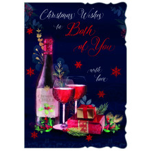 XE00306 To Both Of You Trad 50 Christmas Cards