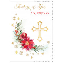 JXC1393 Thinking of You Religious 50 Christmas Cards