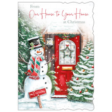 XE00309 House To House Trad 50 Christmas Cards