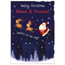 JXC1274 Nanna+Grandad Juvenile 50 Christmas Cards