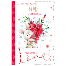 JXC0930 Wife Cute 75 Christmas Cards