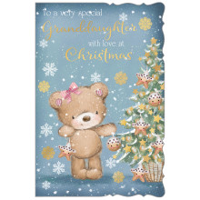 JXC1101 Granddaughter Cute 75 Christmas Cards