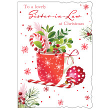JXC1634 Sister-in-Law Traditional Christmas Card 50 X5001-6
