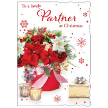 JXC1601 Partner Female Traditional Christmas Card 50 X5003-7