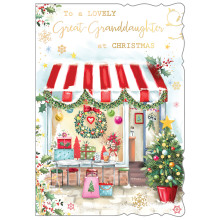 JXC1564 Great Grand-Daughter Traditional Christmas Card 50 X5005-4